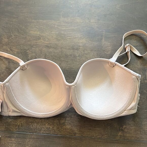 Victorias Secret Body by Victoria lined strapless bra signature straps Sz-32C - Picture 5 of 10